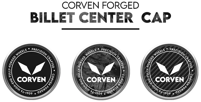 CORVEN Forged Wheel Center Caps Collection